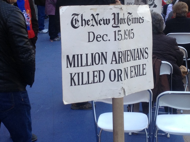 Armenian Genocide 2013 _20 sign
